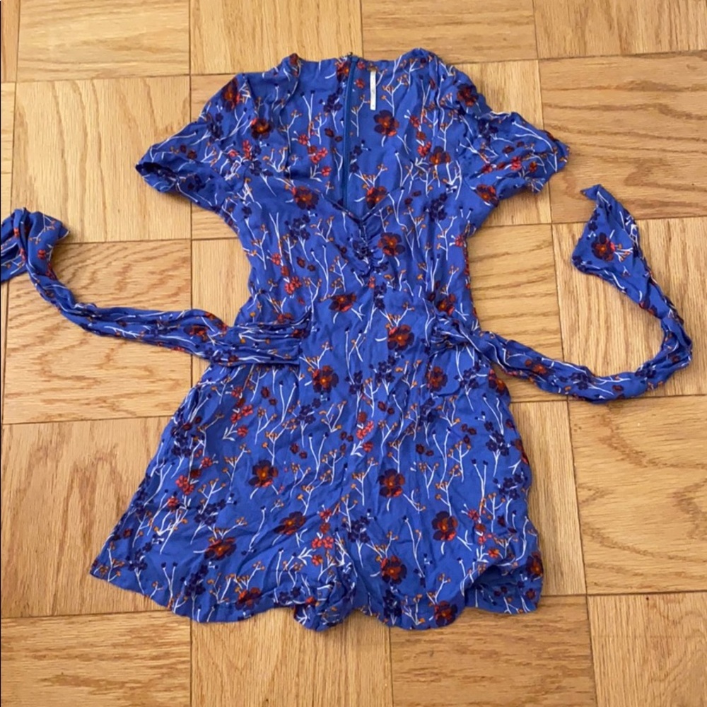 Free People Wrap Romper Dress